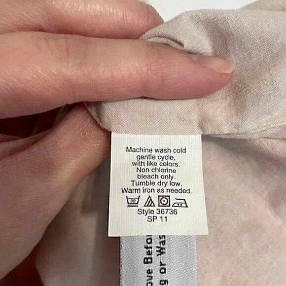 J. CREW Katie Colorblock Camisole Cream Beige Orange Cotton Babydoll Tank Blouse - Picture 10 of 16